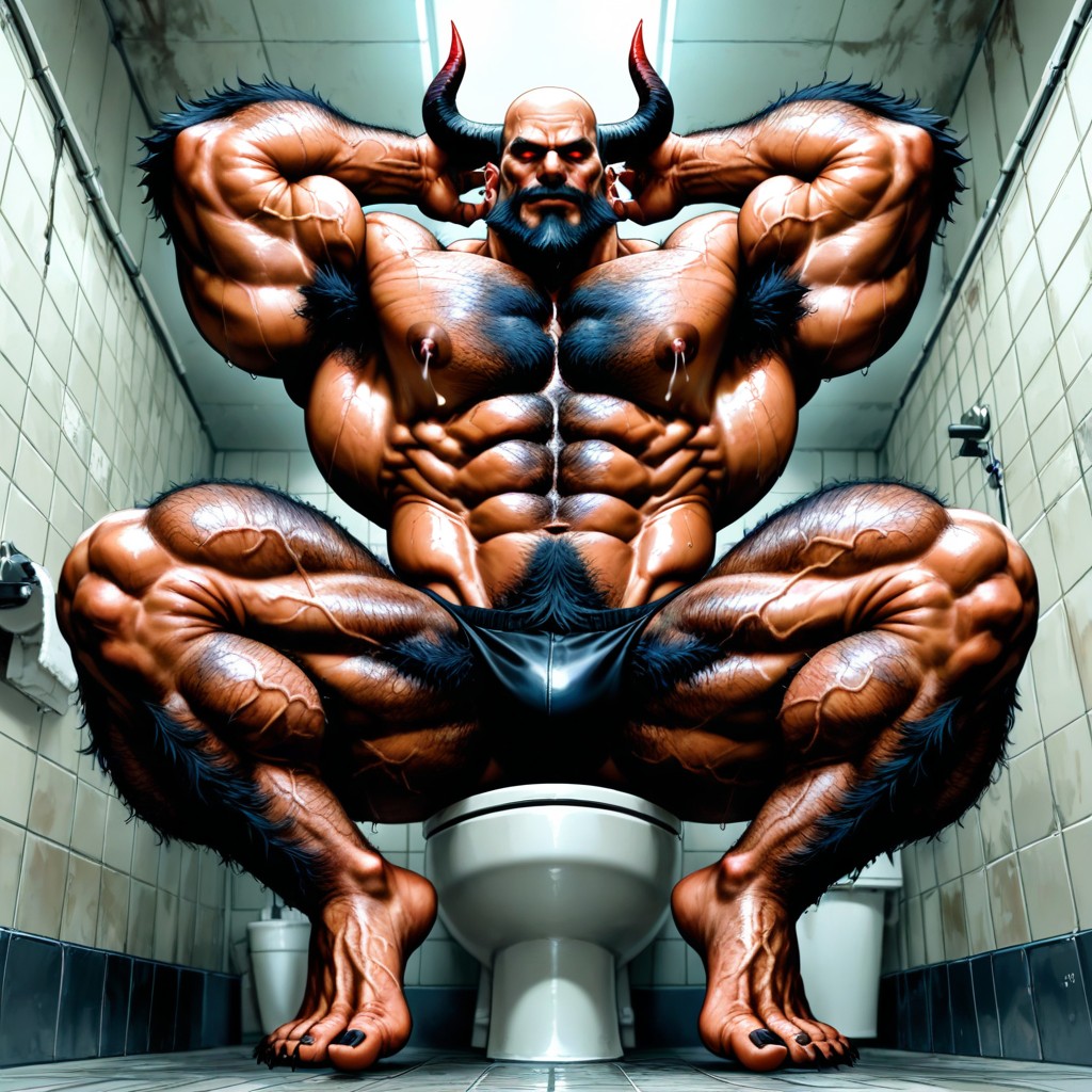 Extreme Hairy Legs Muscle Structure, Correct Anatomy, Excessive Hyper Hairy AI Gay Porn