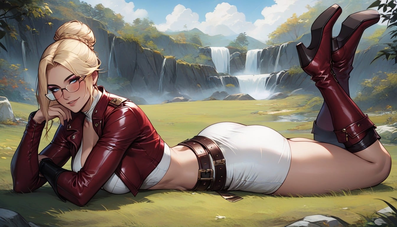 Cleavage, Thighs Exposed, Quistis Trepe AI Porn