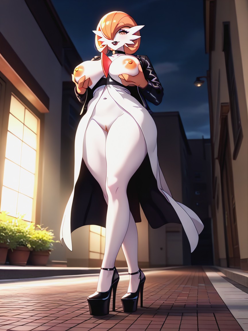 No Dress, Perky Nipples, Wicked Smile Porno IA Hentai