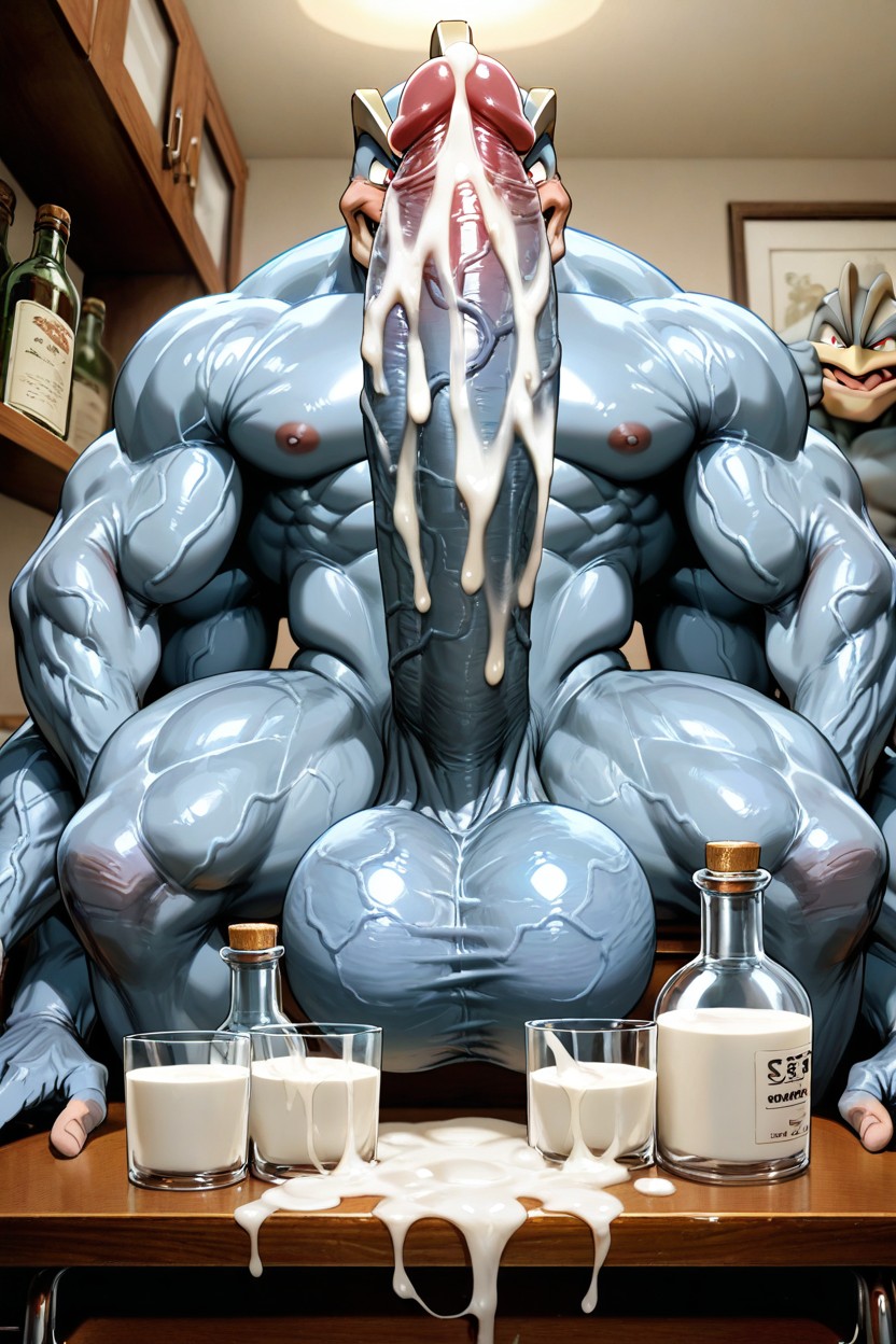 Perfect Body, 2 People, Penis Correct Structure AI Gay Porn