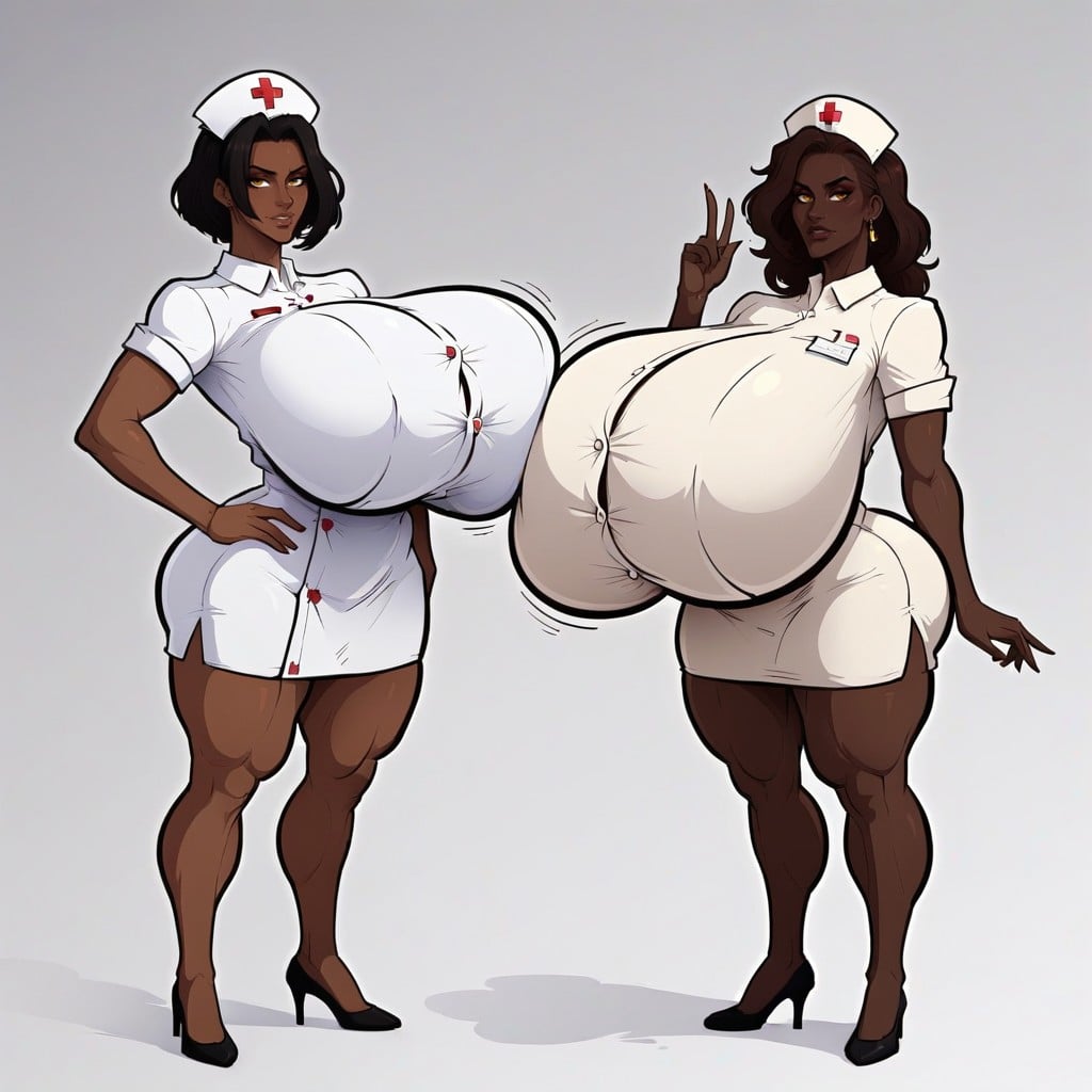 Side View, African, Hospital AI Porn