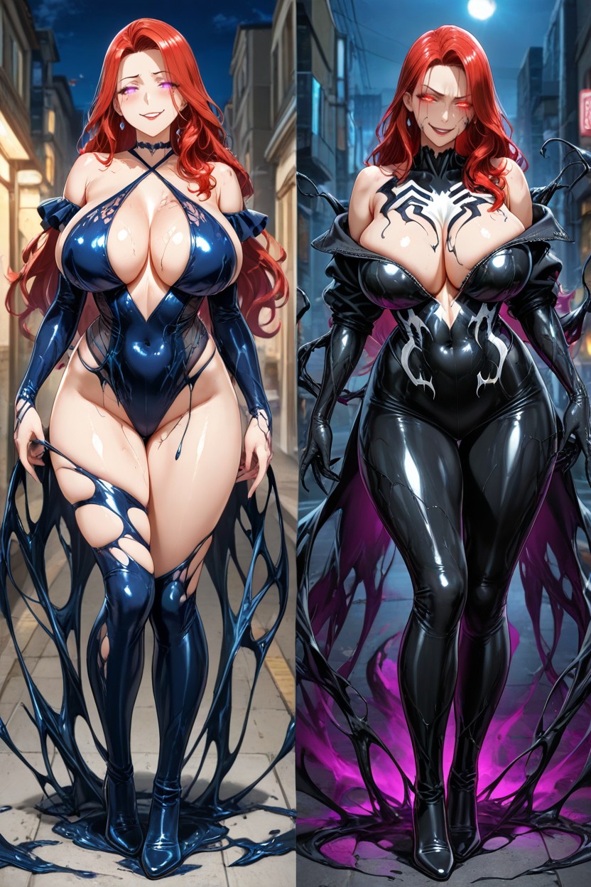 오프숄더, 여러 관점, Massive Breast AI 포르노