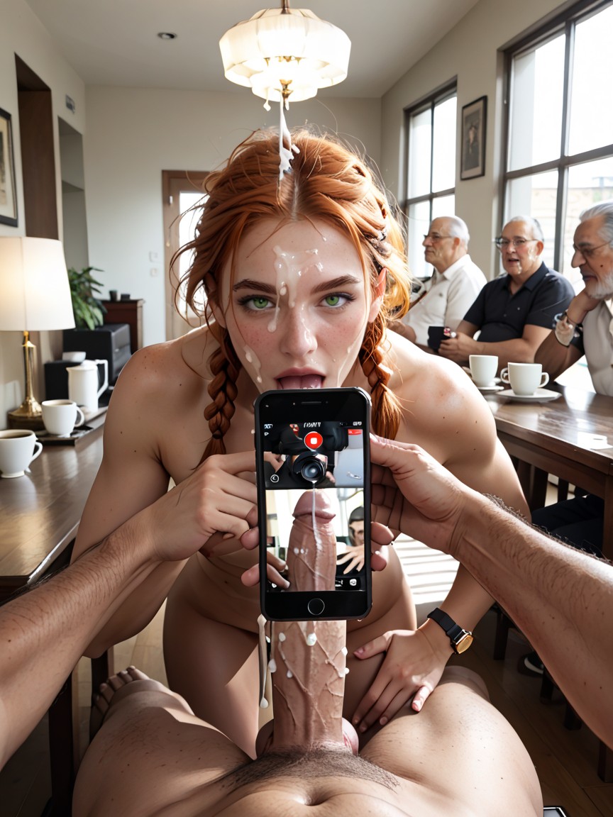 Full-face Blush, Gang Bang, Wristwatch Hentai KI Porno
