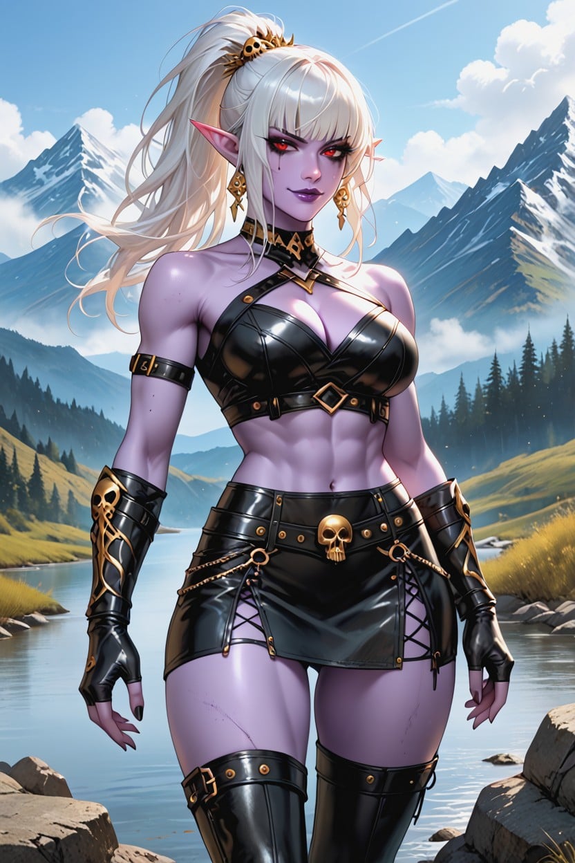 Midriff, 18+, Smokey Makeup Porno IA