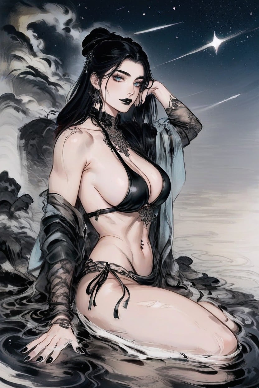 25+, Looking At Viewer, Egirl AI黄漫