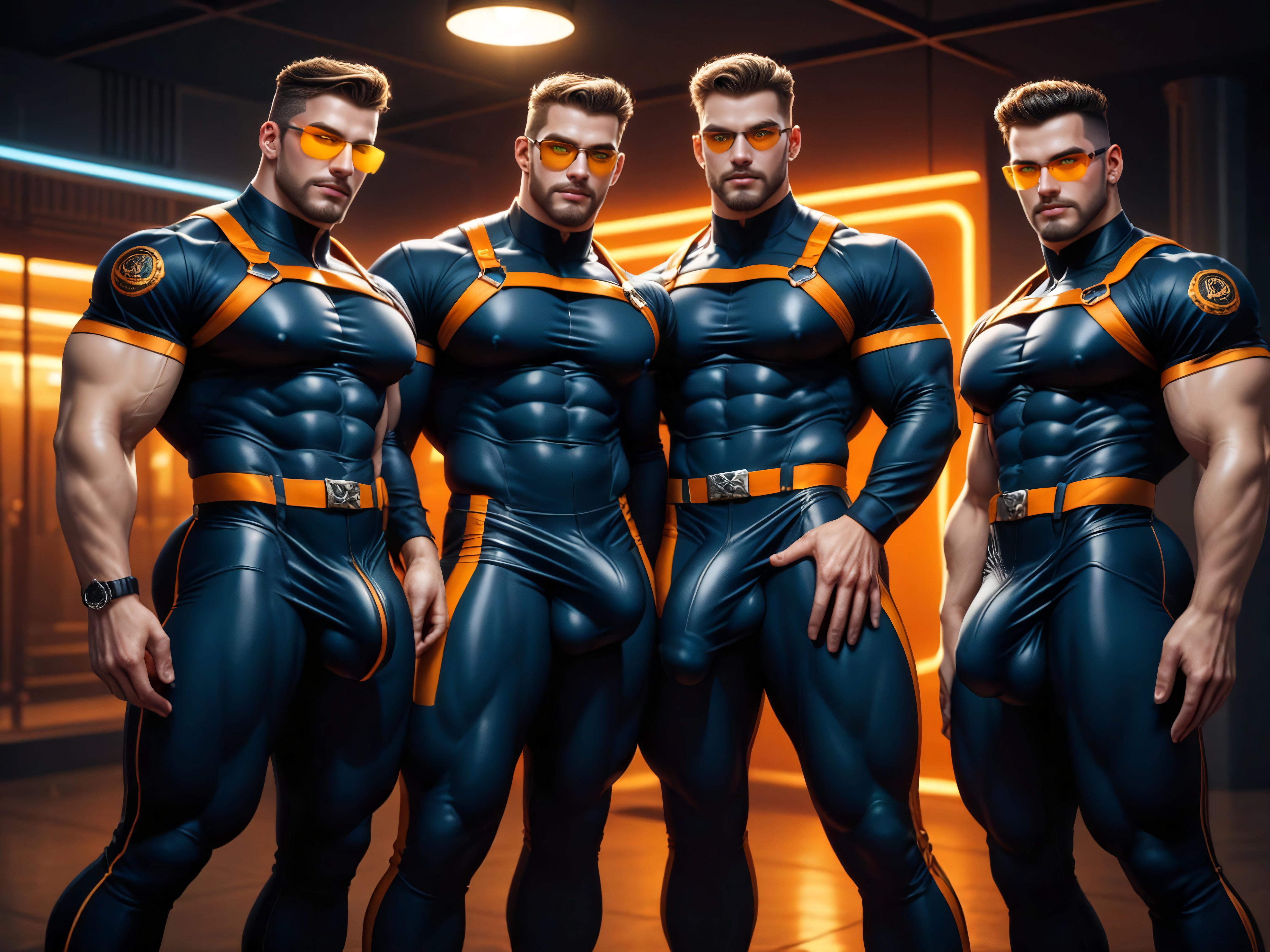Model Pose, Horny, Cosplay AI Gay Porn