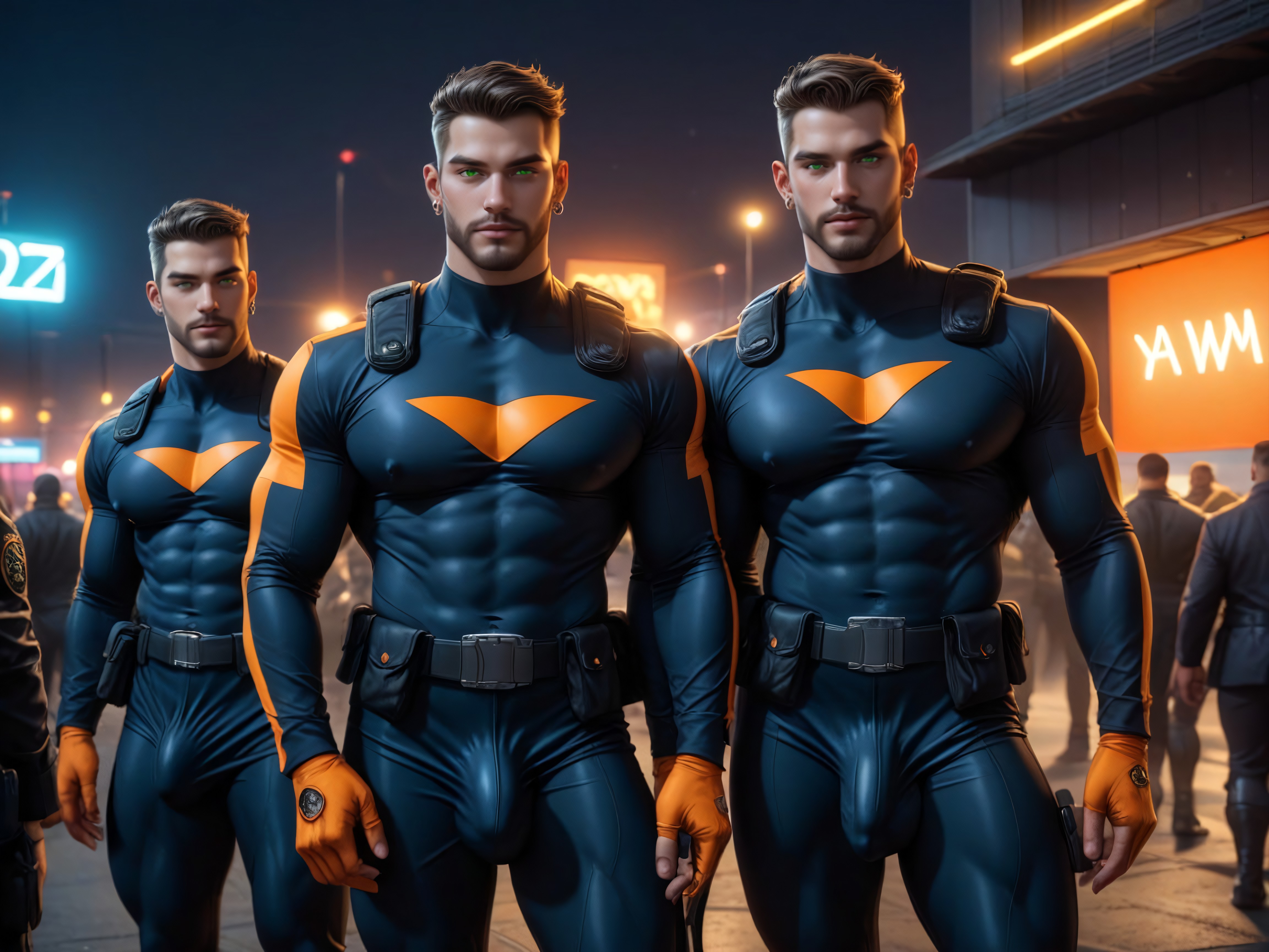 All Clones Have Beards, Skintight Clothing, All Men Have Hypercocks AI Gay Porn