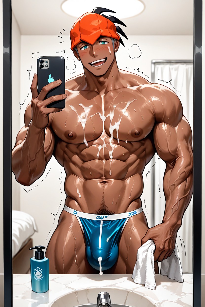 Solo, Mirror, Selfie AI Gay Porn