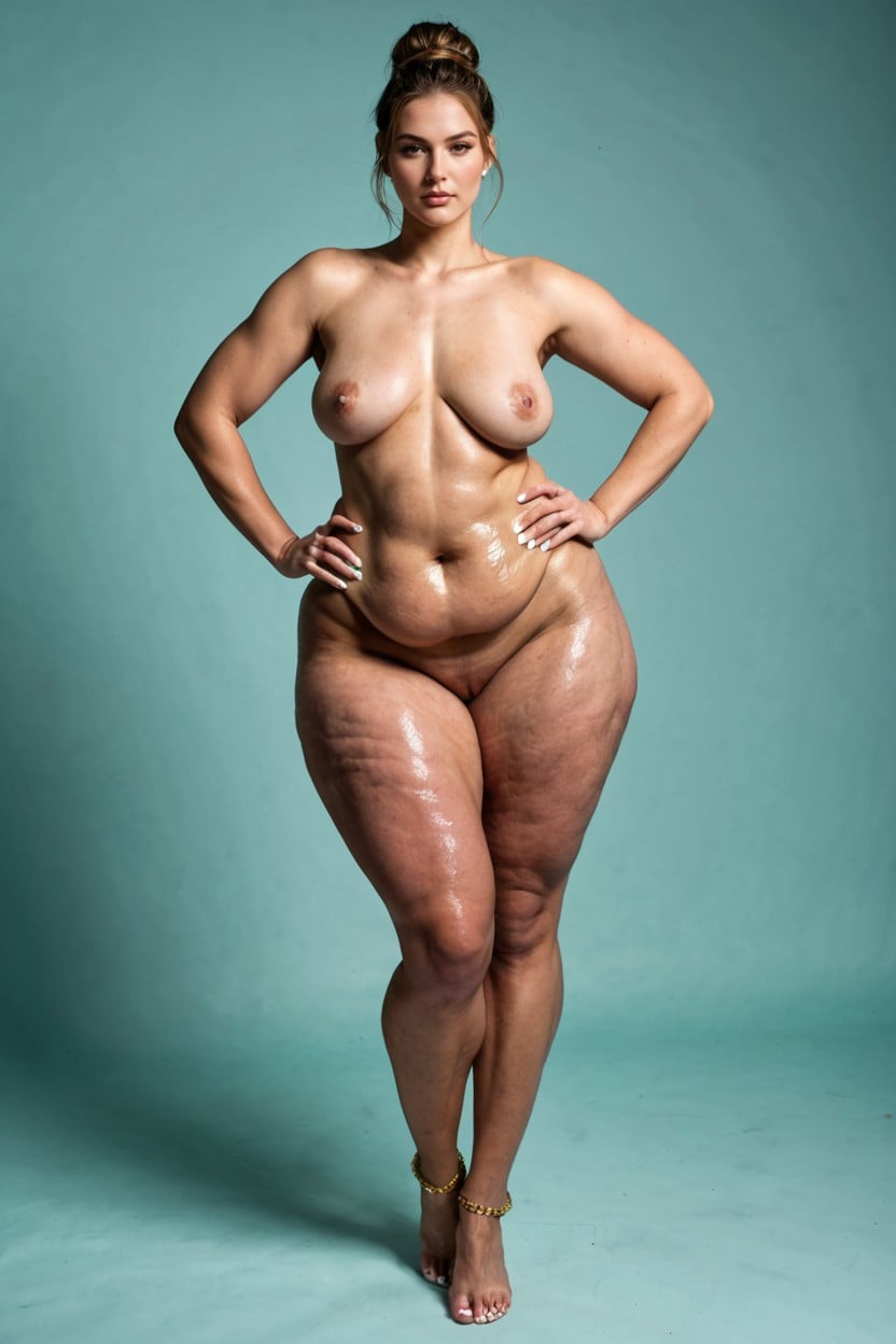 Ultra High Detailed Photo, Bare Feet, Extremely Fat Inner Thighs AI Porn