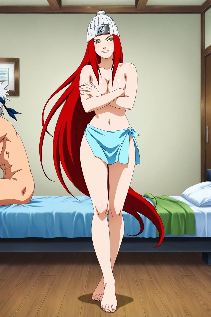 Futa On Futa, Kushina From Naruto, In Naruto Art AI Gay Porn
