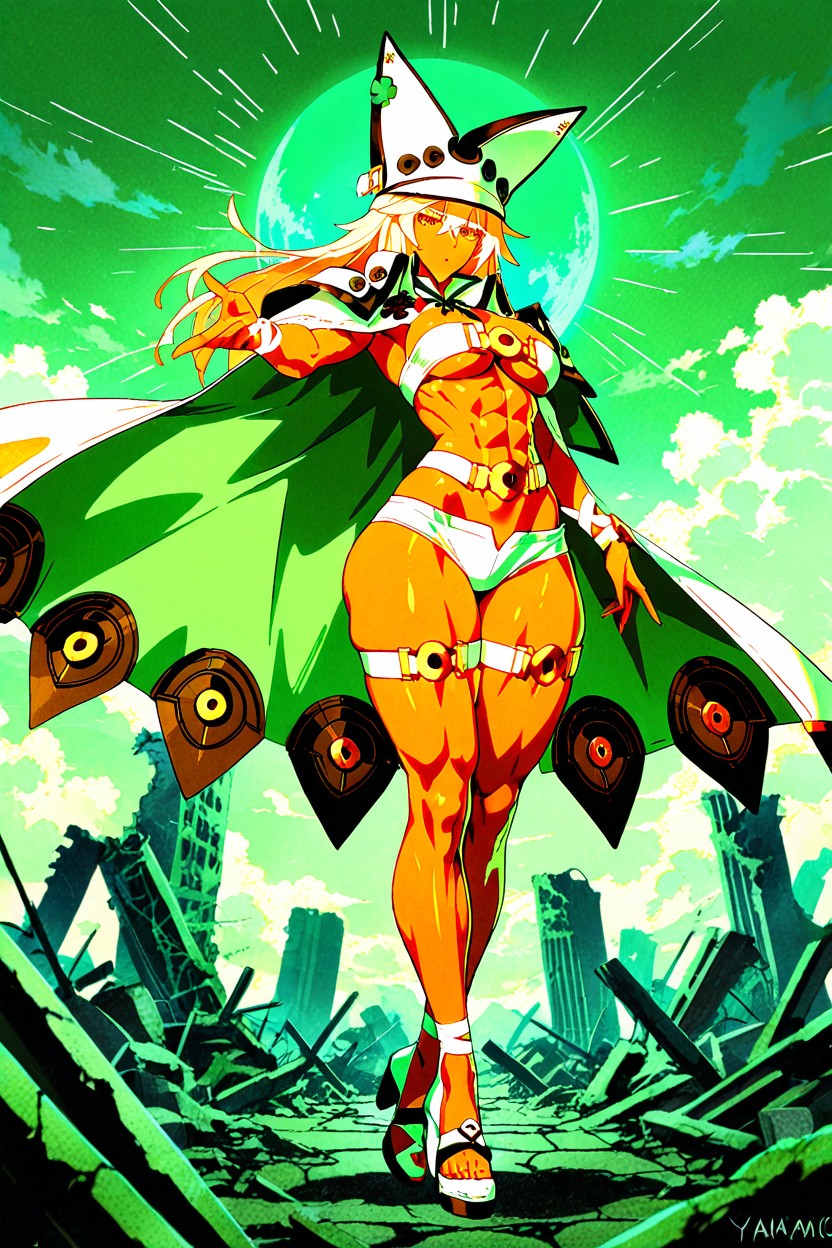 Cape, Front View, Wide Hips AI Porn