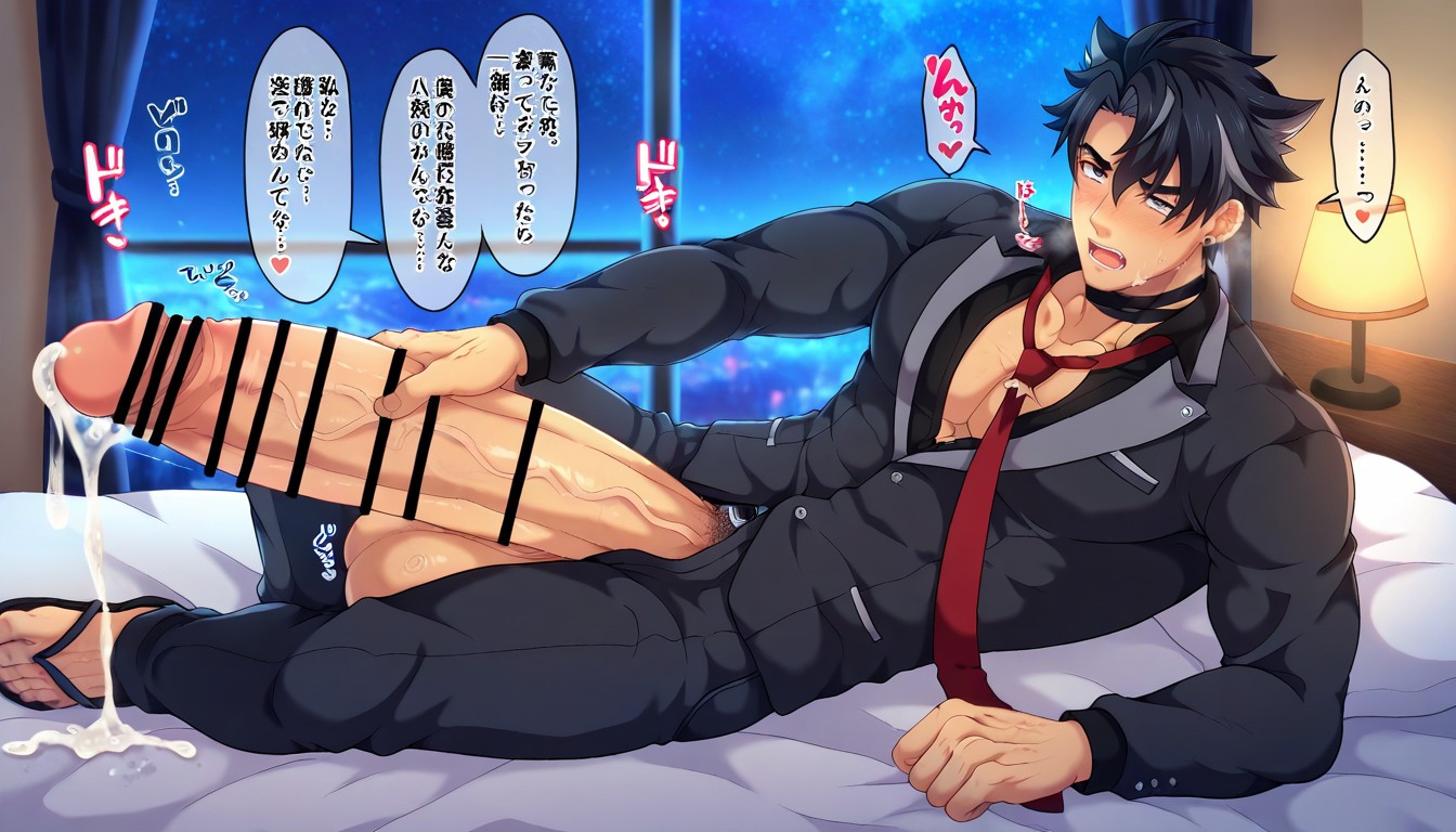 Rolling Eyes, 25+, Sweating AI Gay Porn