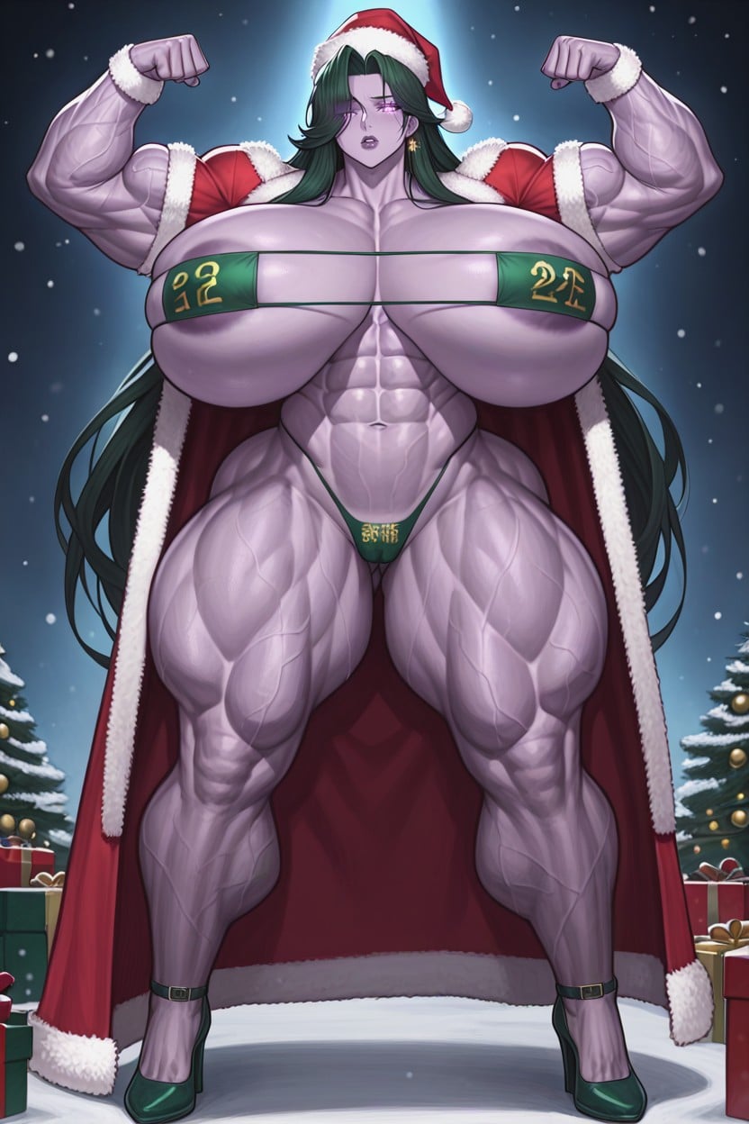 Purple Skin With Green Veins, Massive Muscles Massive Breasts, Camel Toe Hentai IA
