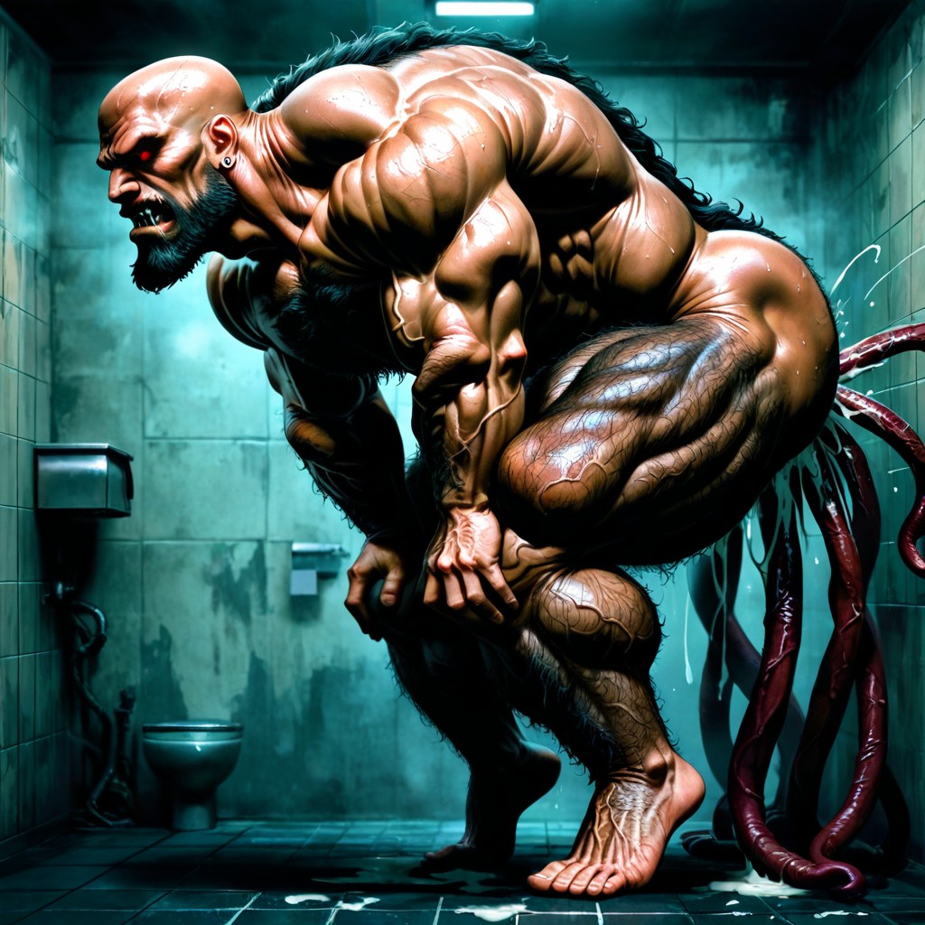 Silent Hill, Veiny Muscles, Lactating AI Gay Porn