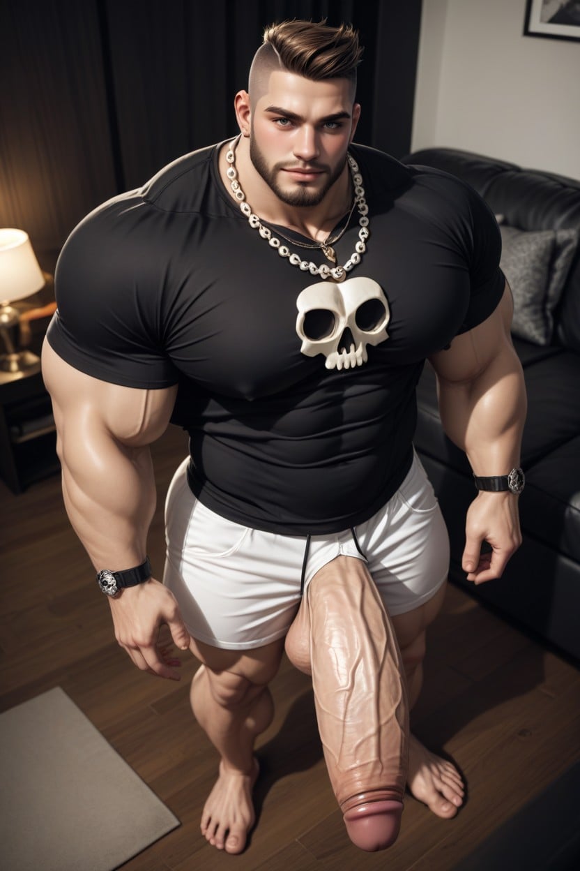 18+, Hyper Thick Cock, Hyper Dick AI Gay Porn