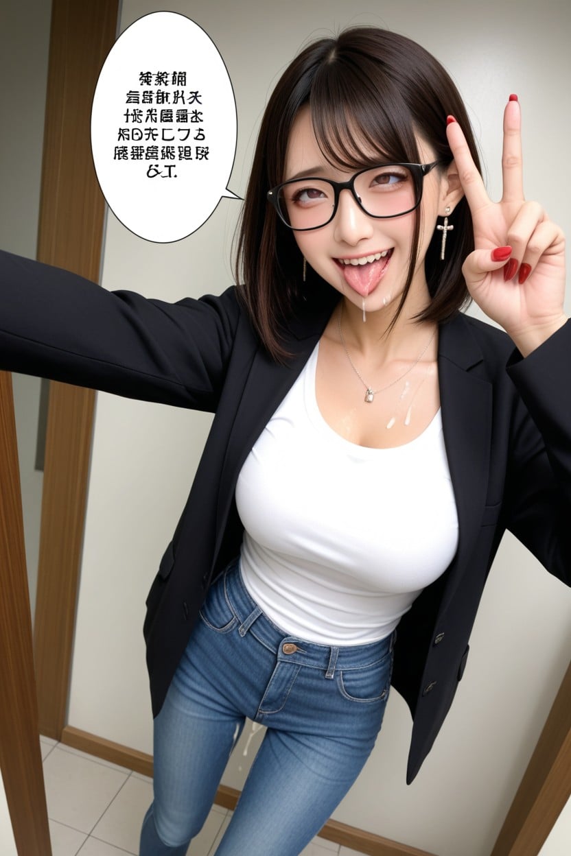 Crazy, Red Nails, Arm_grab アジアのAIポルノ