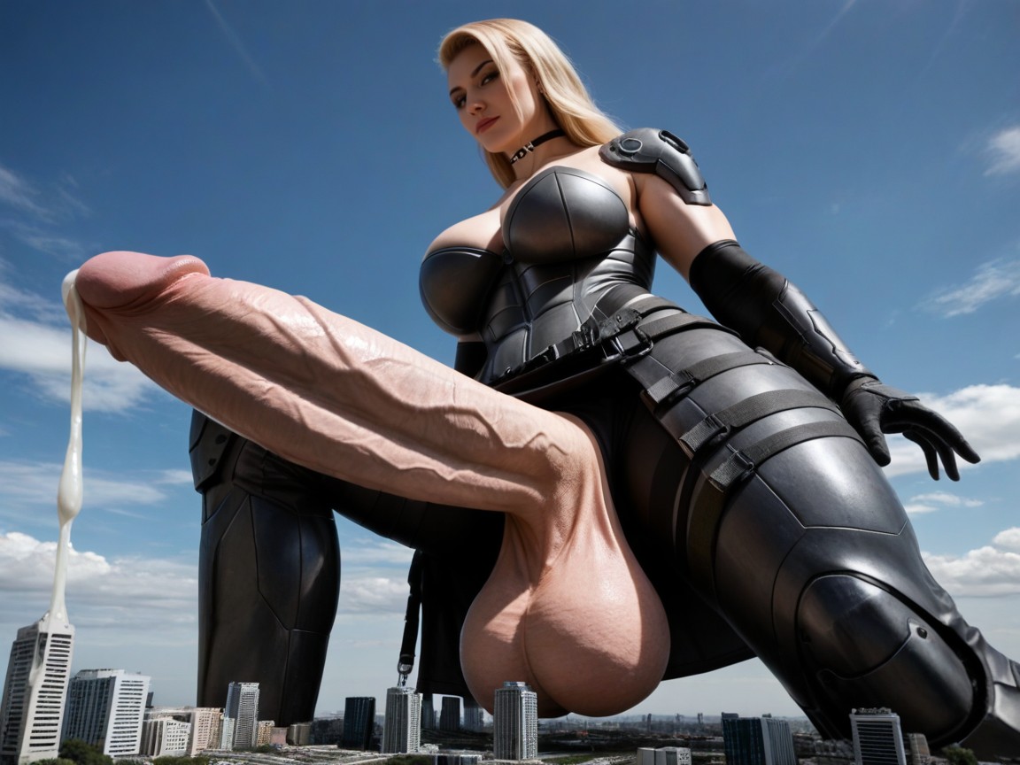 High-tech Materials, Choker, Soft Glow Details AI Porn