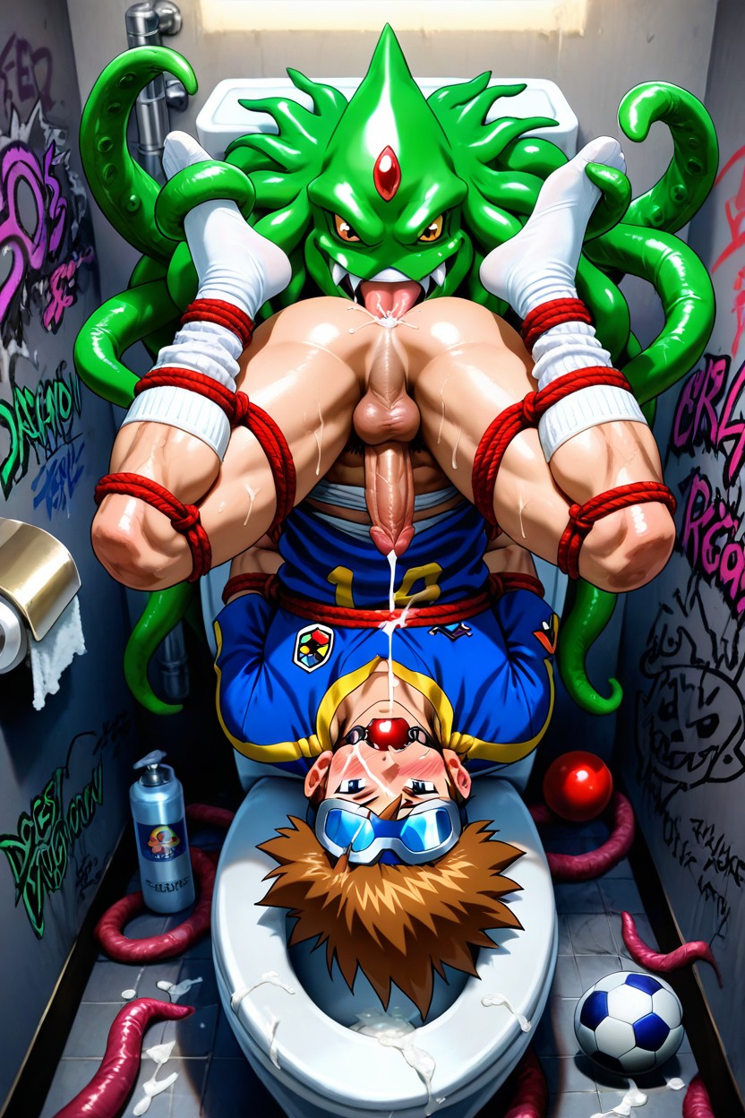 Dark, Dragomon, Macho Body AI Gay Porn