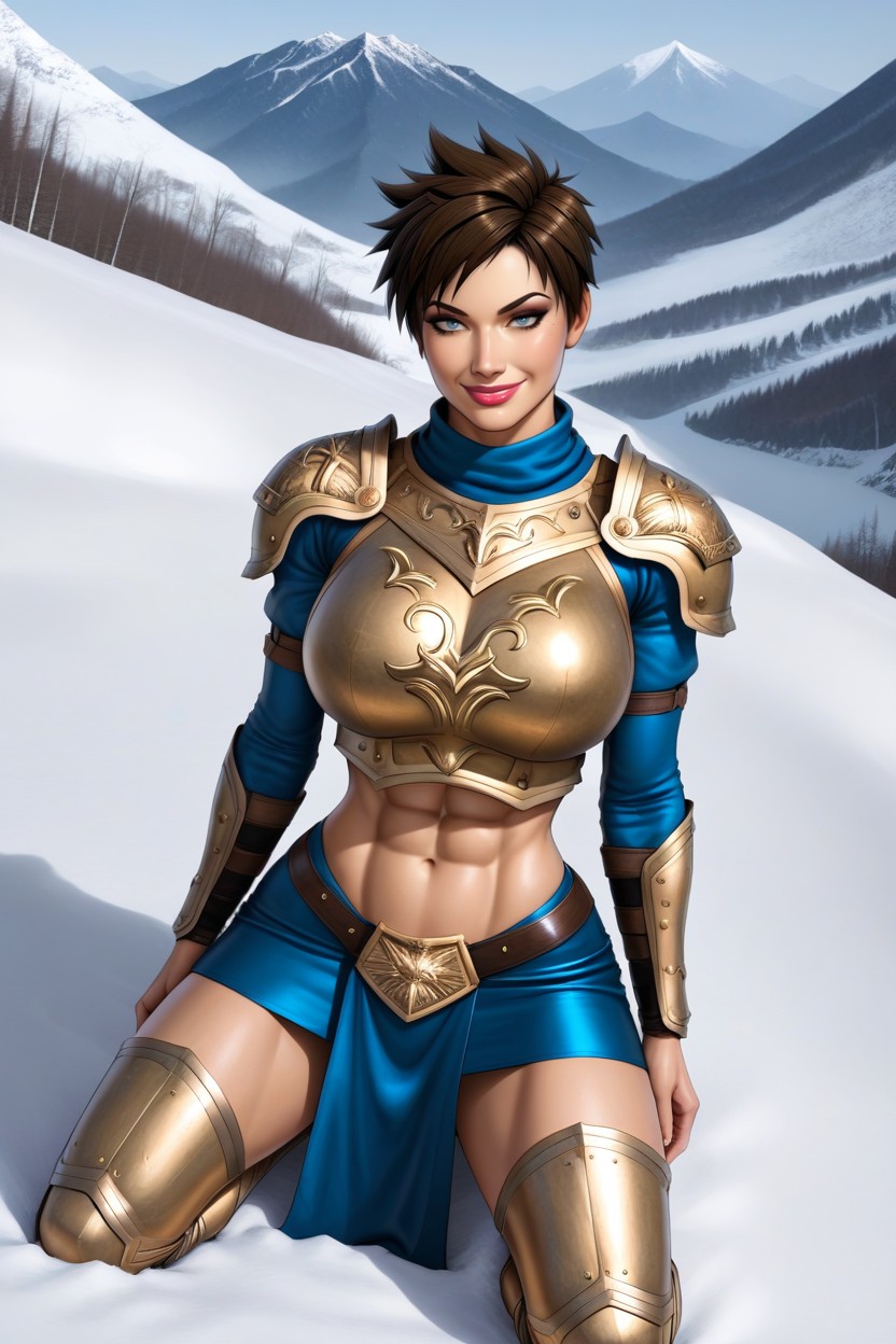 Heroine, Light Blue Eyes, 18+ AI Porn