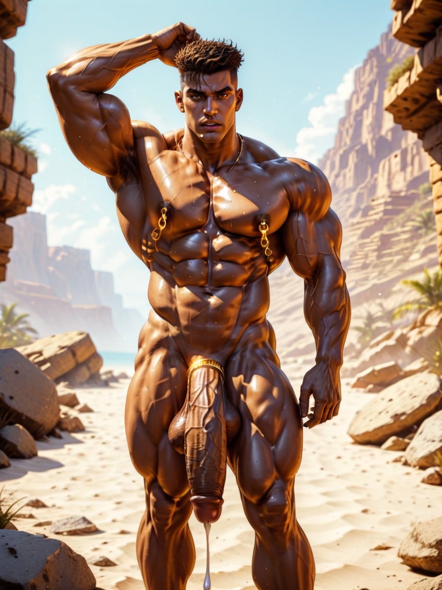 Naked, Hdr, Full Body AI Gay Porn