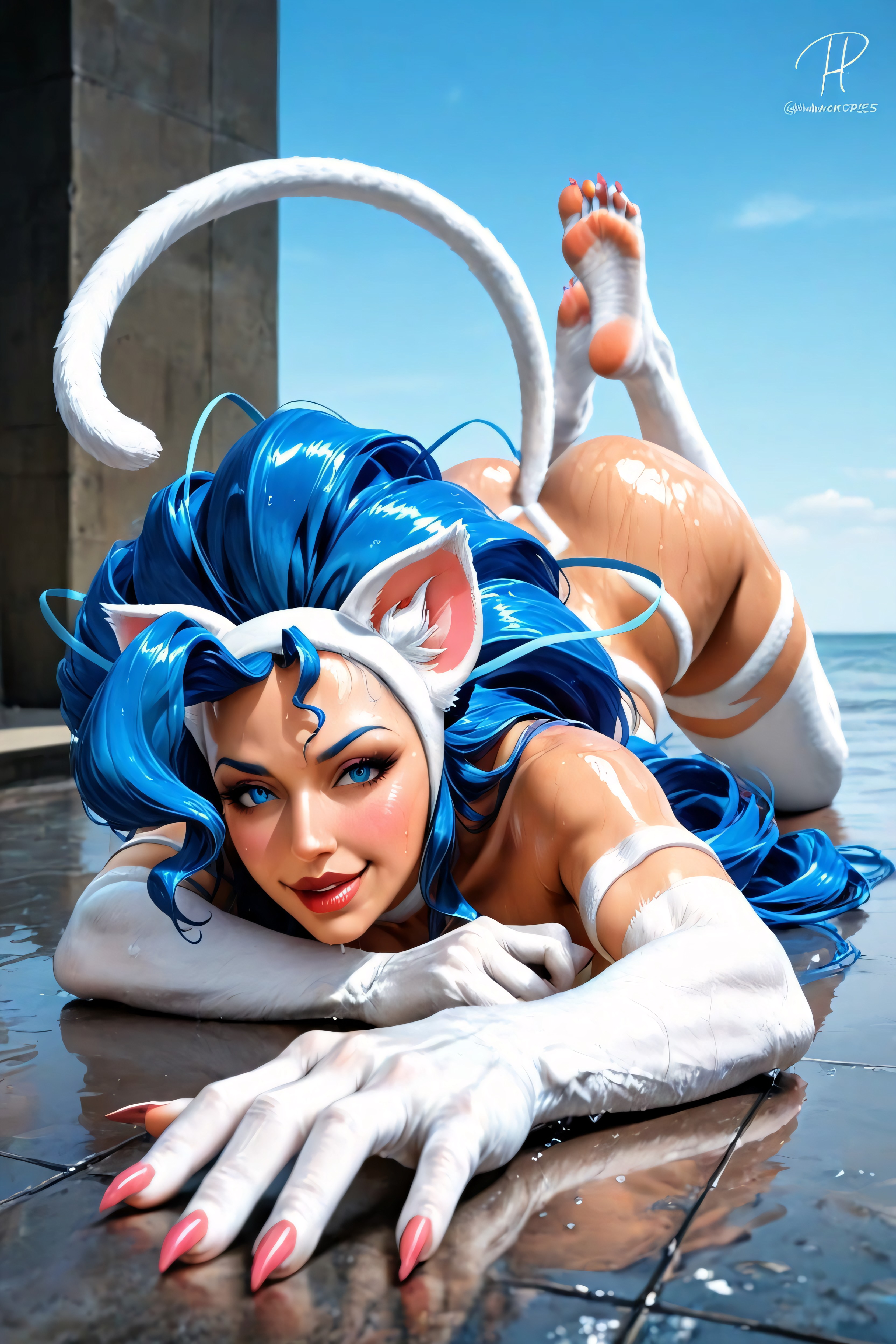 Thick Eyelashes, Uhd, Perfect Skin Porno IA Hentai
