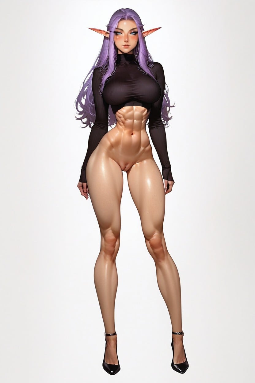 Dark Skin, Extreme Waist, 18+ Hentai IA