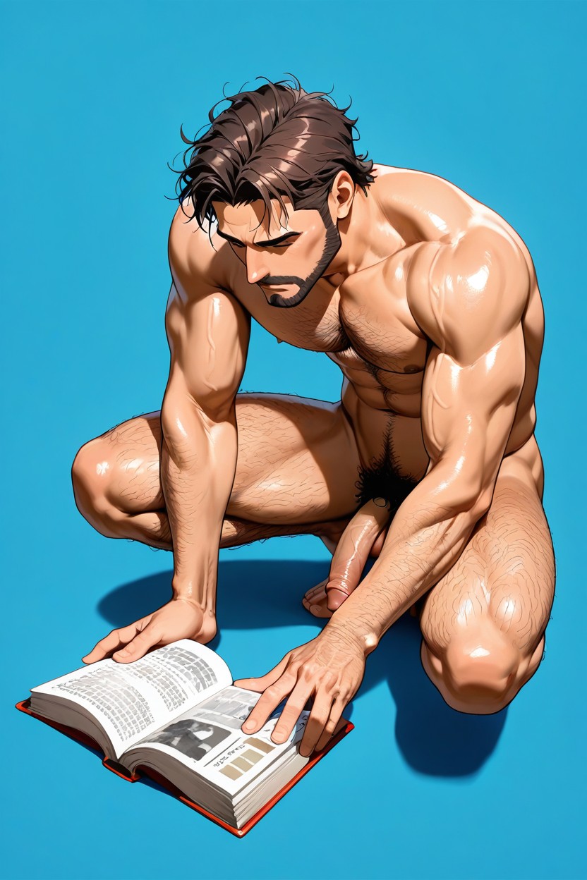 Medium, Full Body, Naked AI Gay Porn