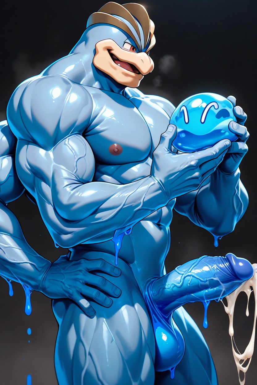 Perfect Penis, Perfect Body Muscle, Hyper Girth AI Gay Porn