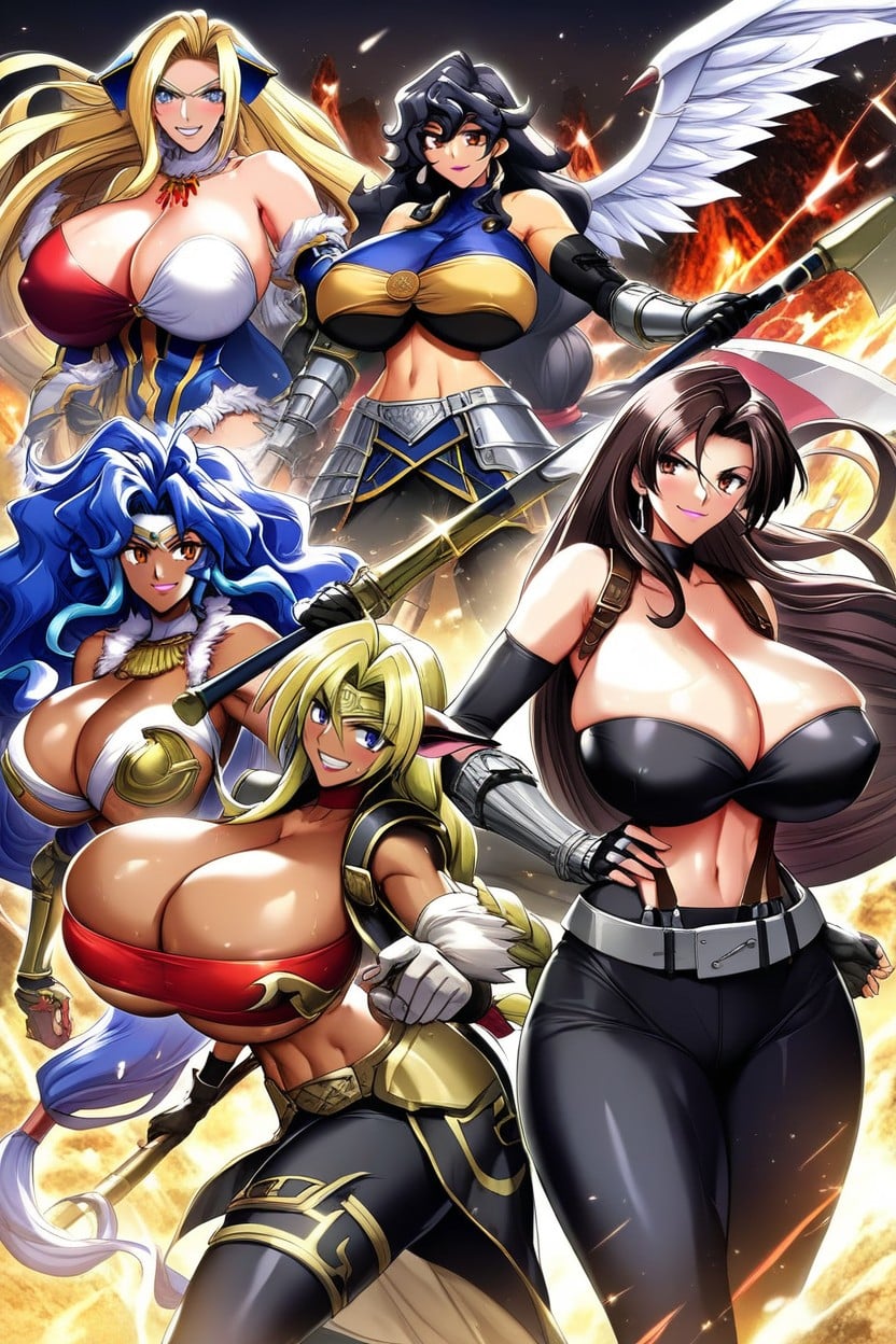 Viking, Wide Hips, Angel Wings Hentai AI Porn