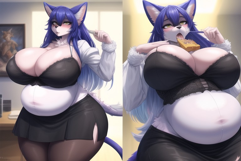 The Most Perfect D Hentai, Cleavage, Breast Expansion Furry AI Porn