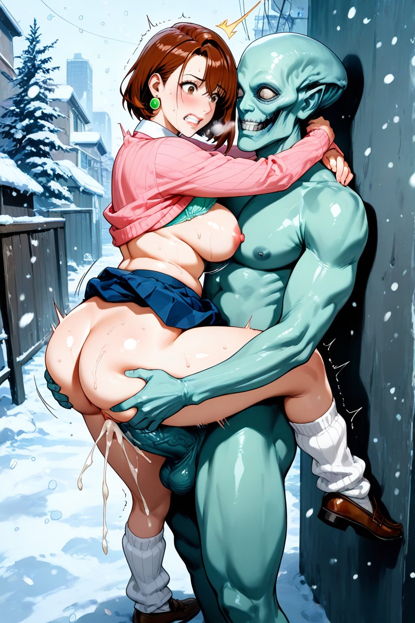 Breath, Nipples Visible, Breasts Exposed Hentai KI Porno