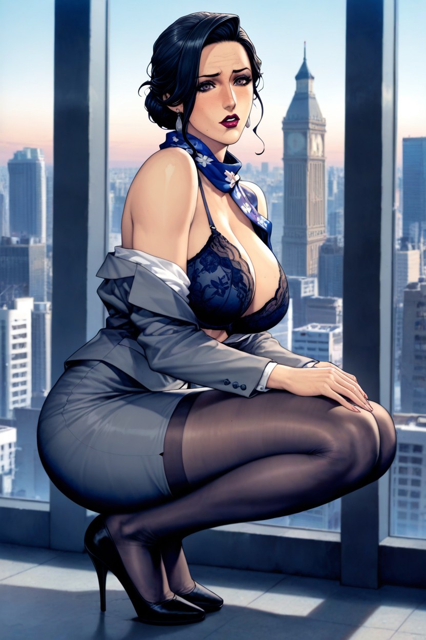 Pixie Hair, Makeup, Milf Hentai AI Porn