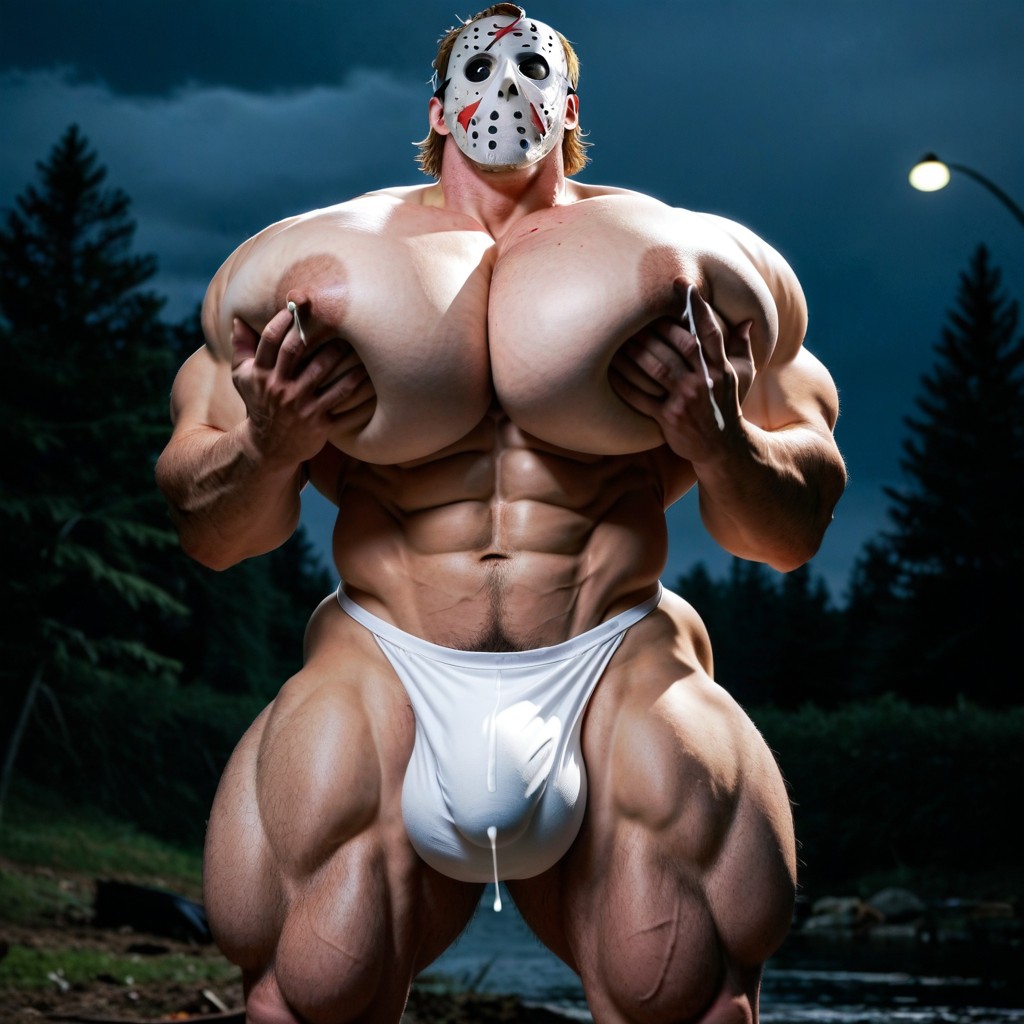 Jason Voorhees Costume, 25+, Massive AI Gay Porn