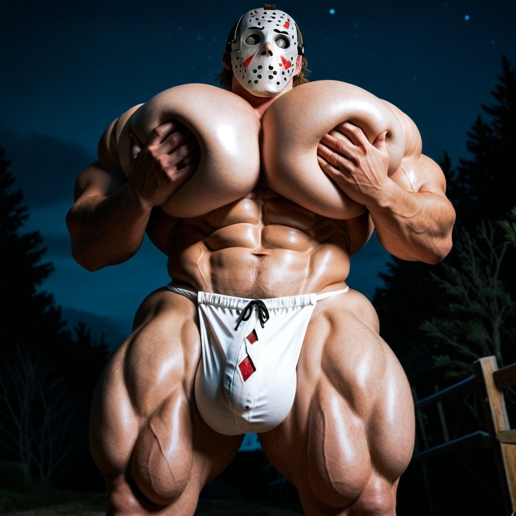 Massive, Full Body, Jason Voorhees AI Gay Porn