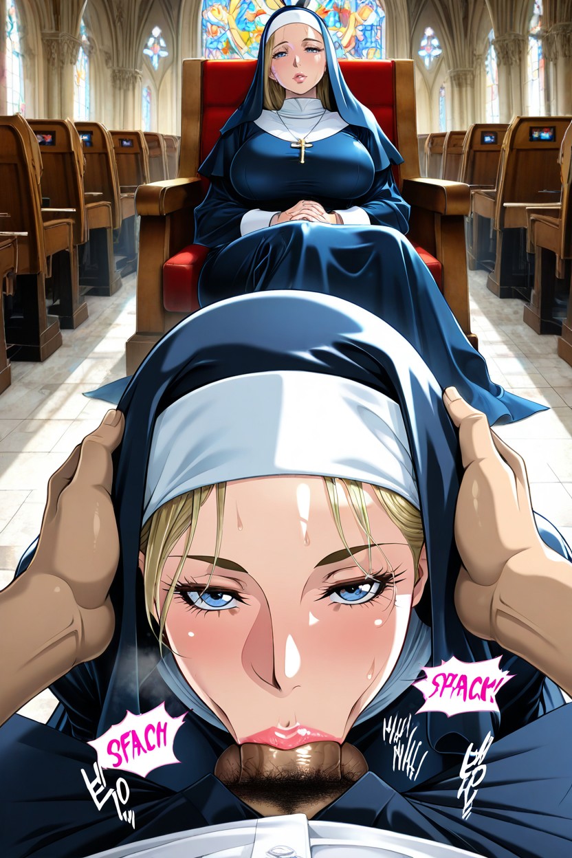 Balls Deep, Steamy Breath, Throatfuck Porno IA Hentai