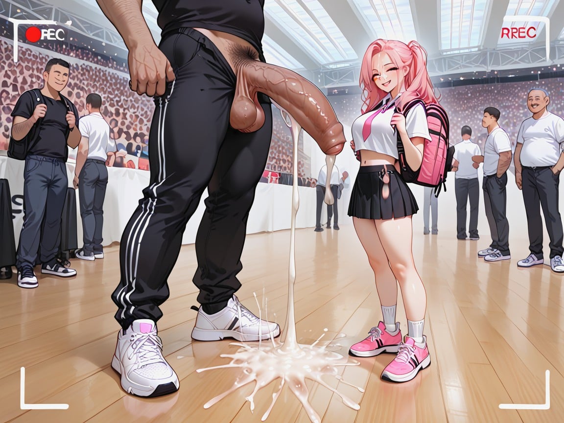 Uncensored, Wearing Pink-black Sport Top, Seraphine From Lol AI Porn