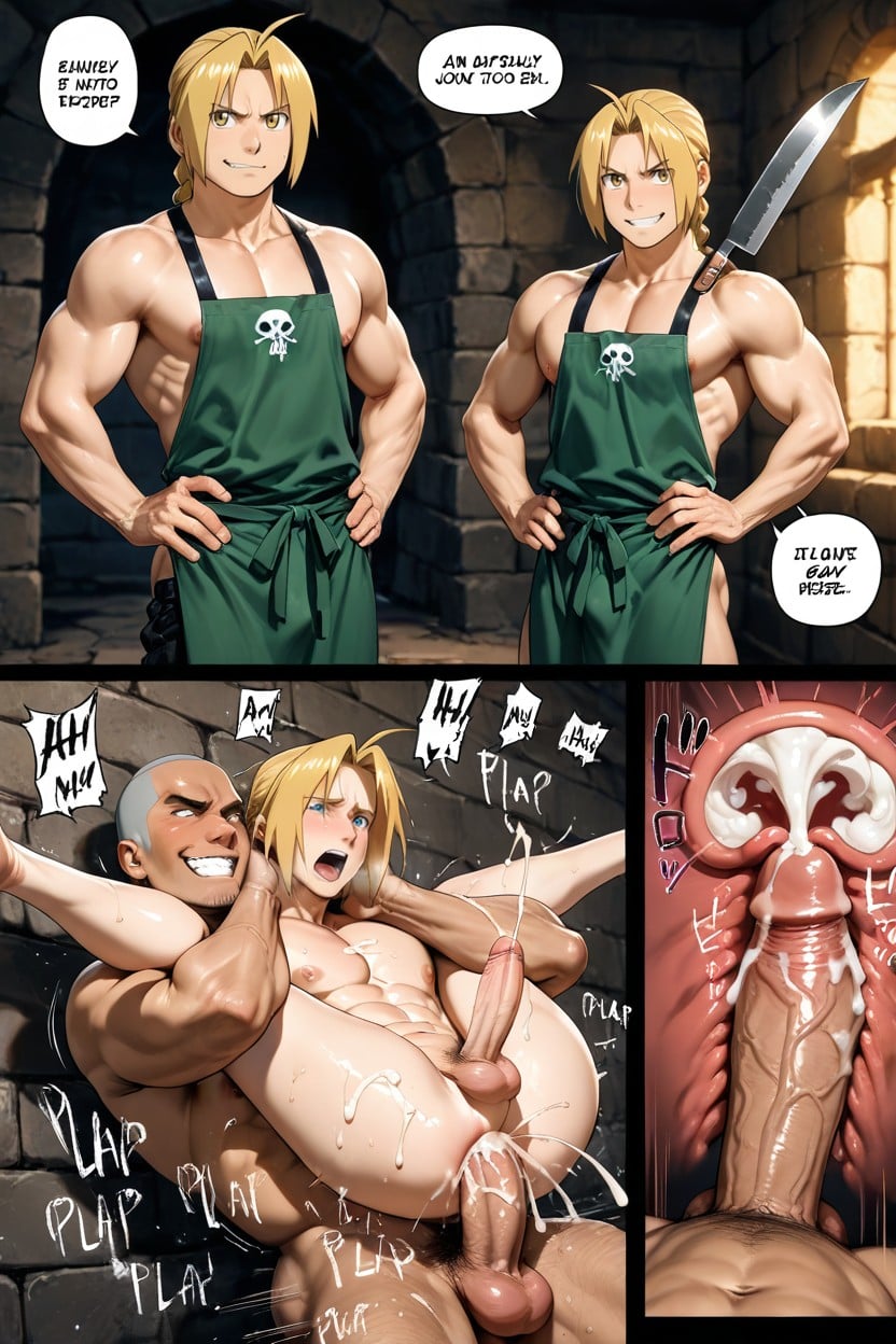 Masculine, Dungeon, Standing AI Gay Porn