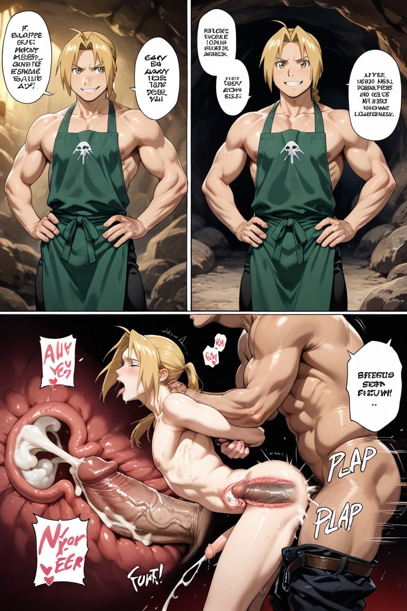 Moaning, Sex Comic, Shaved Face AI Gay Porn