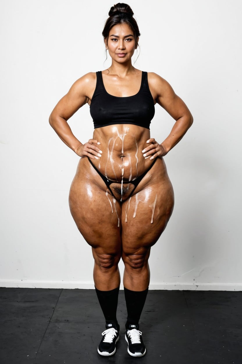 Corrida, Very Tall, Cellulite All Over Body Porno IA