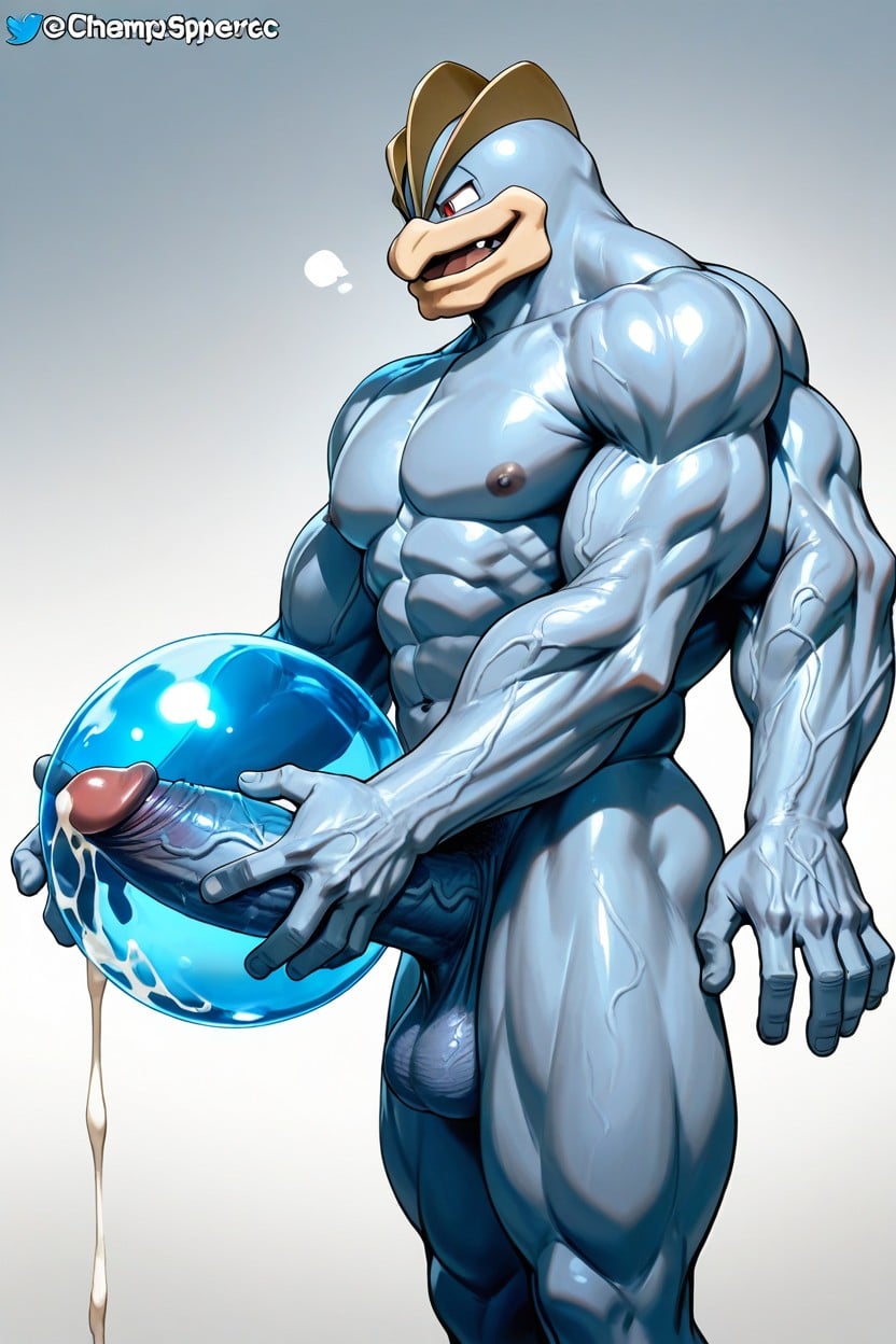 Perfect Penis, Hyper Gigantic Cock, In A World Of Pokémon AI Gay Porn
