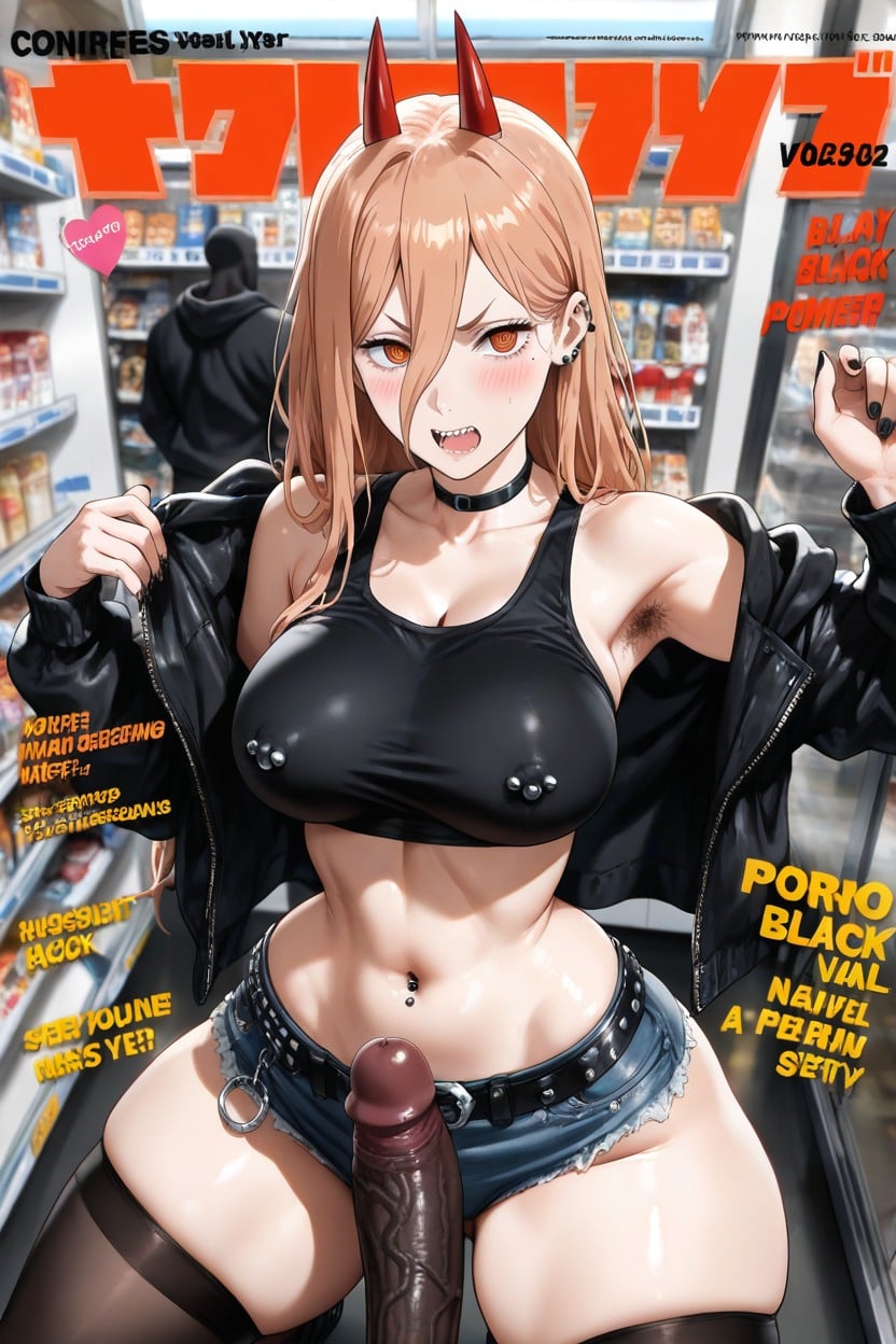Sexy Body, High Resolution, Convenience Store Aisle Setting Porno IA Hentai