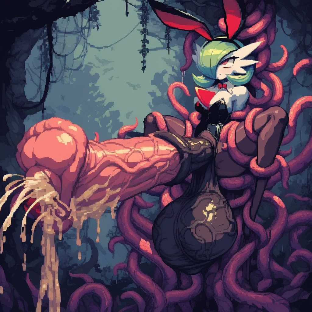 Bikini, Tentacles Coiling Around Penis, Deep Tentacle Penetration Into Urethra Porno IA
