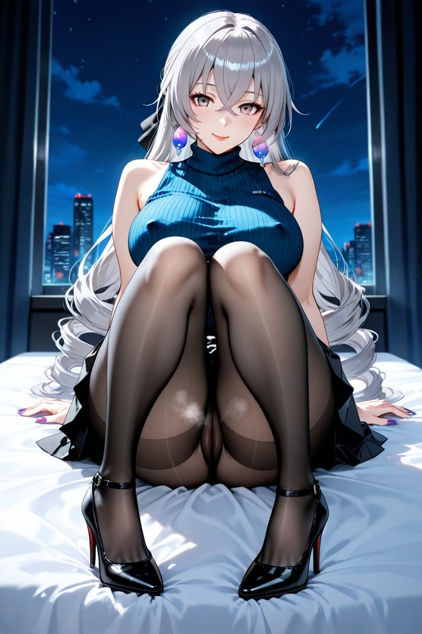 Standing Half-sideways, Straight Legs, Tumbada Hentai IA