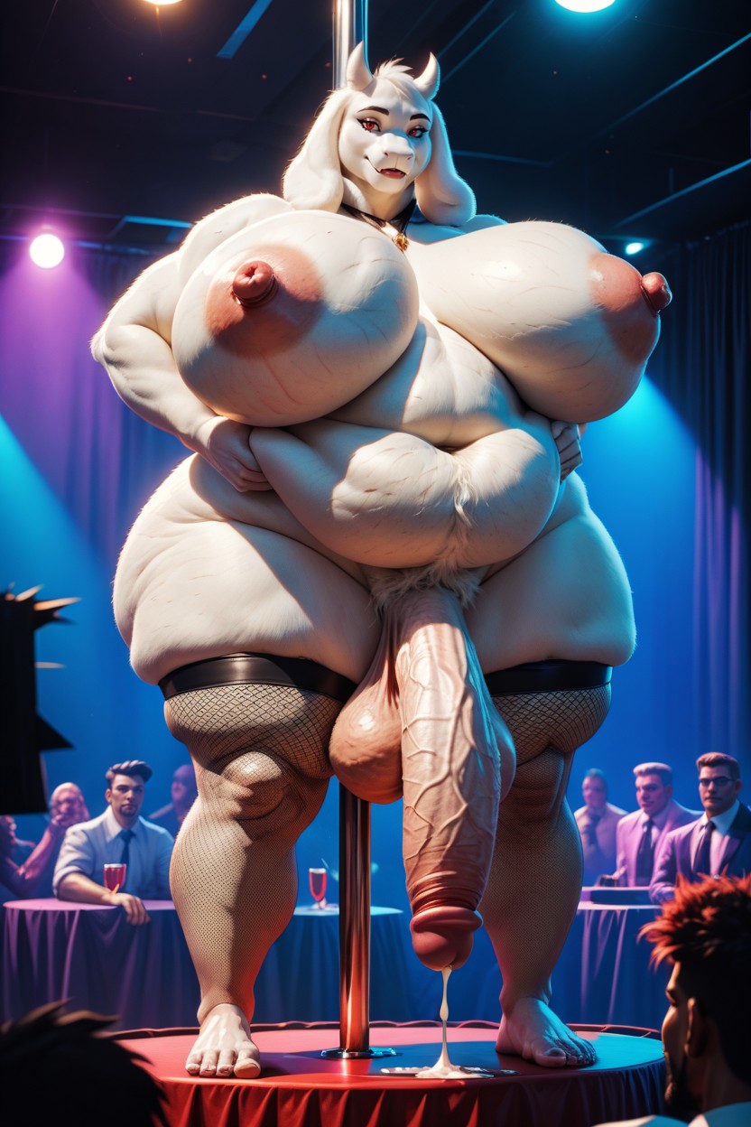 Colossal Oversized Feet, Dropping Breasts, Cosplay Furry AI Porn