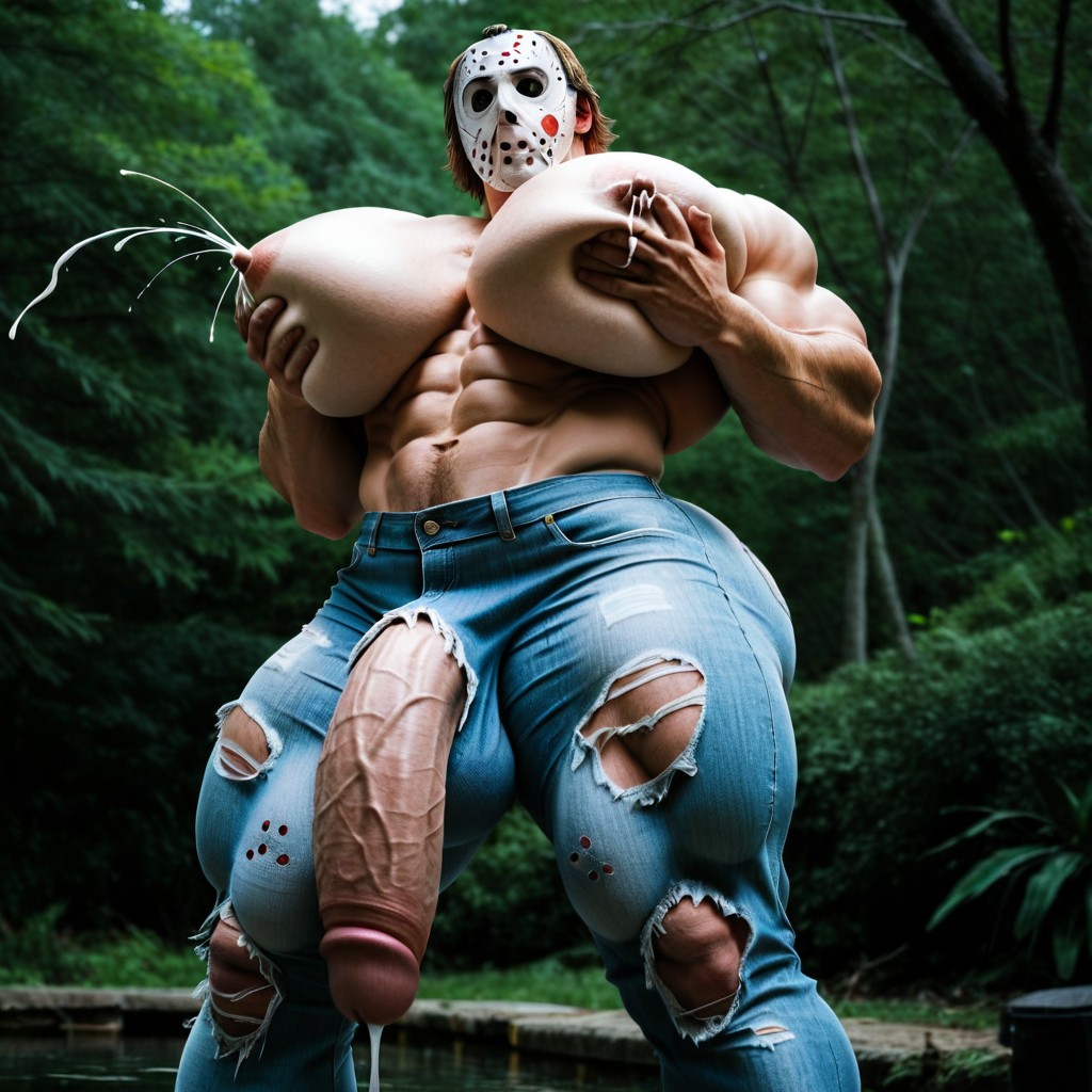 Torn Jeans, Bottom Up, Cosplay AI Gay Porn