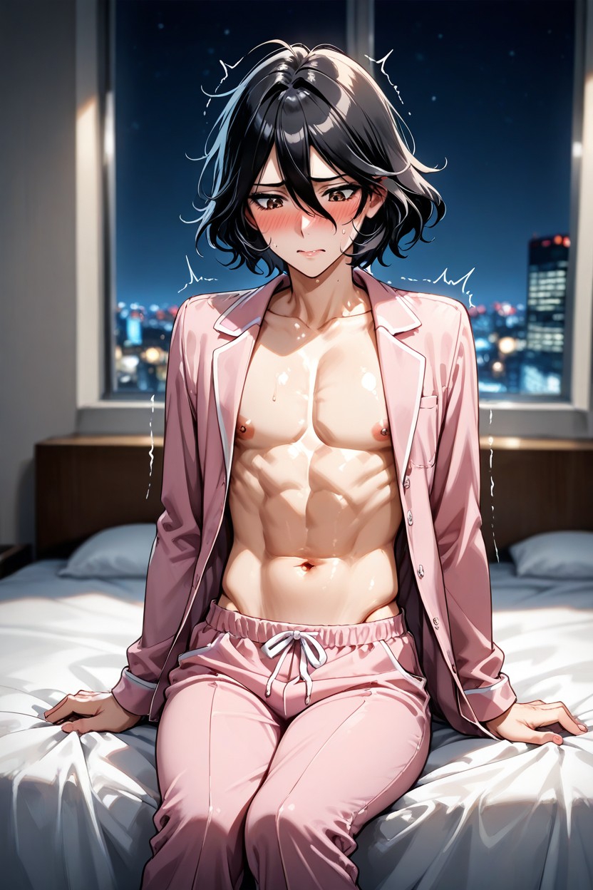 Trembling, Pink Pants, Newest AI Gay Porn