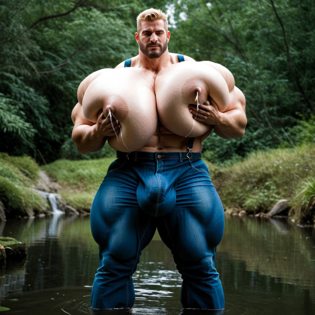 Blonde, 18+, Masculine Lumberjack AI Gay Porn