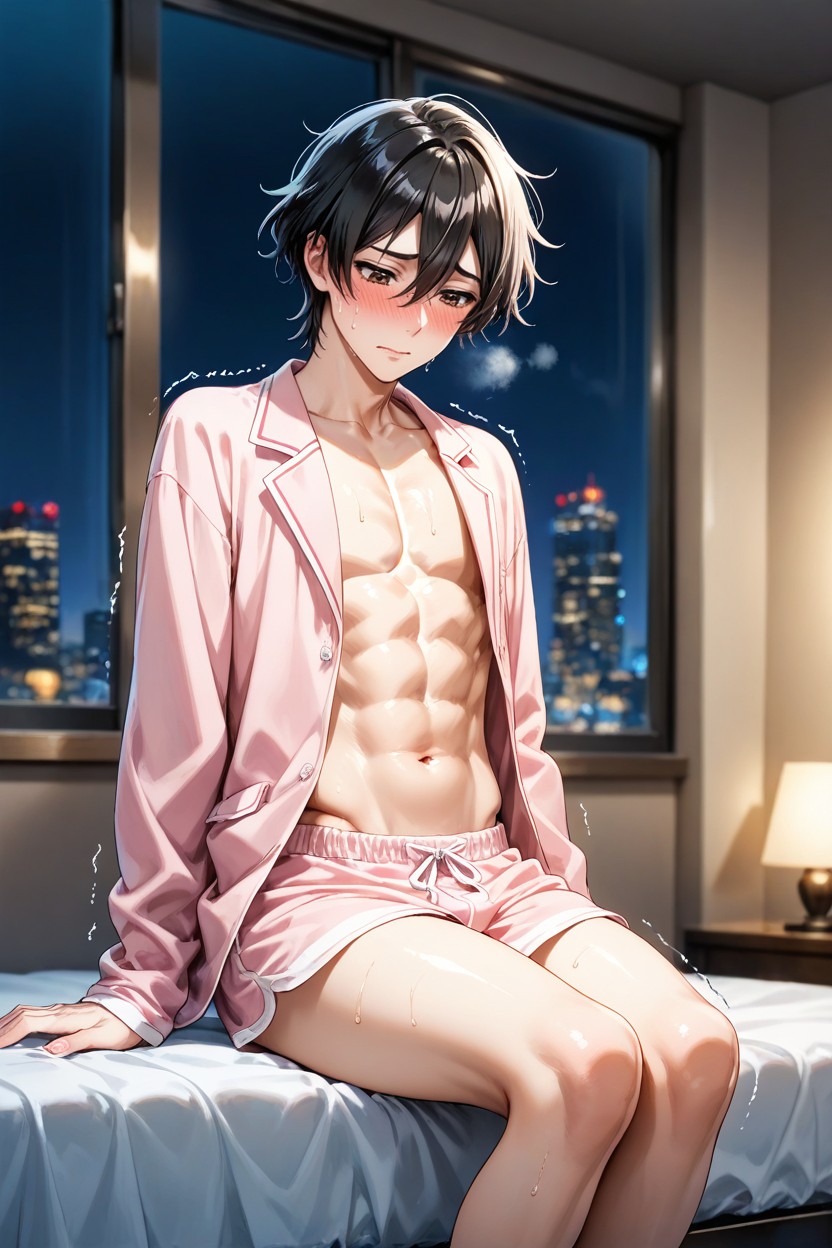 Pink Pajamas, Best Aesthetic, Scenery AI Gay Porn