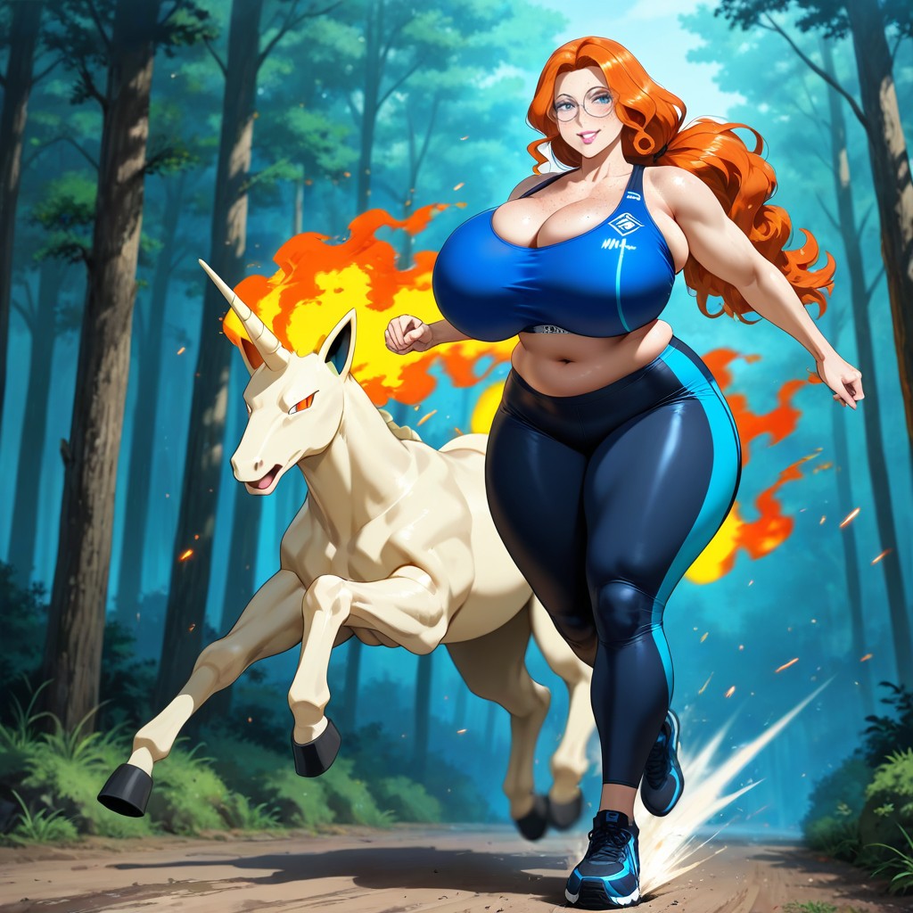 Freckles Covering Face, Intense Athletic Motion, Synchronized Movement AI Gay Porn