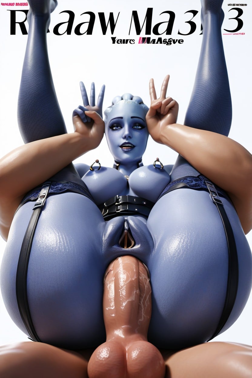 Liara From Mass Effect, Sex Text, Front View Porno IA Hentai